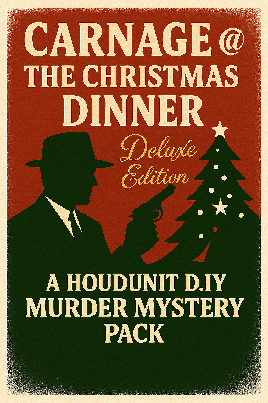 Carnage at the Christmas Dinner, a Houdunit murder mystery event pack